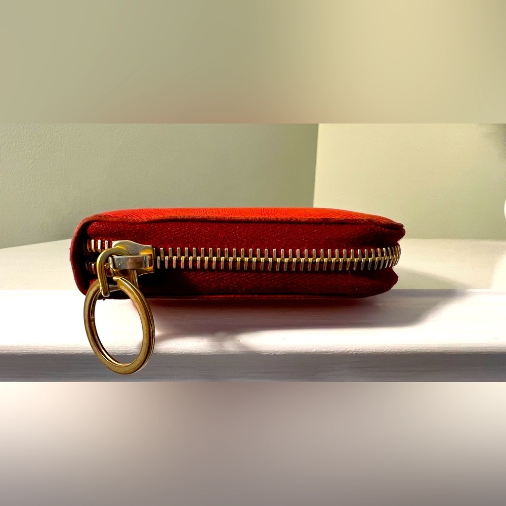 Prada Scarlet Saffiano Leather Wallet AS IS - Picture 6 of 10